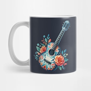 FLORAL Mexican GUITAR Mug